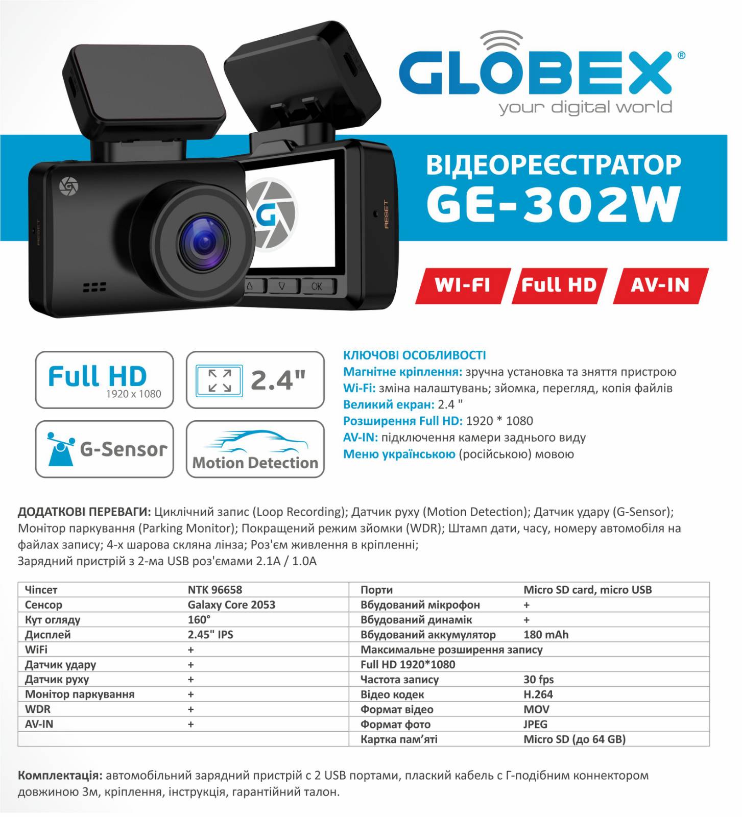 Видеорегистратор globex g3 инструкция